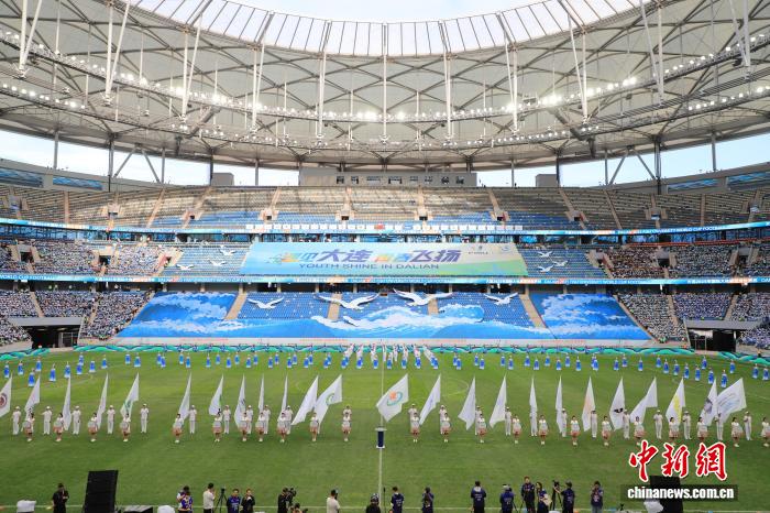 2025国际大体联足球世界杯大连开幕 24国球队齐聚